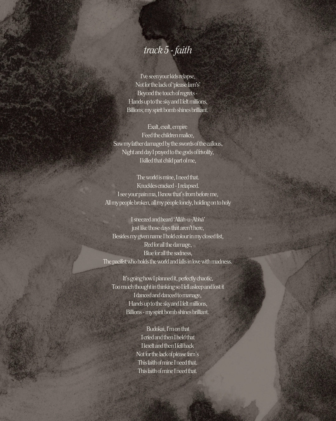Lyrics — Track 5