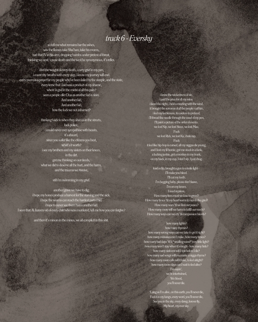 Lyrics — Track 6